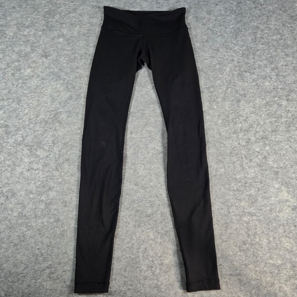 Lululemon Womens Black Wunder Under Yoga Athletic Leggings 4